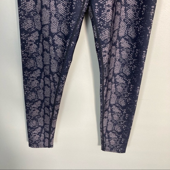 SOULCYCLE High Rise Milestone Snakeskin Tights In Odyssey Snake Print - Picture 5 of 8